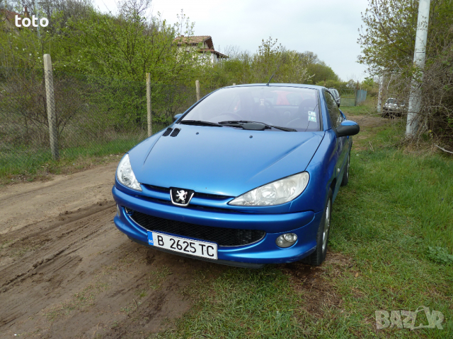 Peugeot 206 CC 1,6 16v, снимка 6 - Автомобили и джипове - 36503973