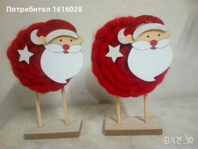 Коледна декорация - дядо Коледа., снимка 5 - Декорация за дома - 38453722
