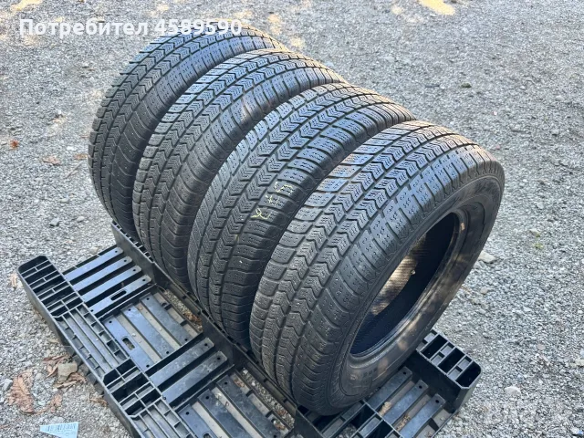 4бр.ЗИМНИ ГУМИ Semperit Van-Grip 2 215/75/16C ЦЕДКИ