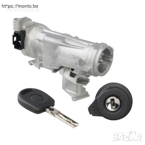 Контактен Ключ + Цилиндър с Ключ Golf Passat B6 Tiguan Touran Audi Monto.bg