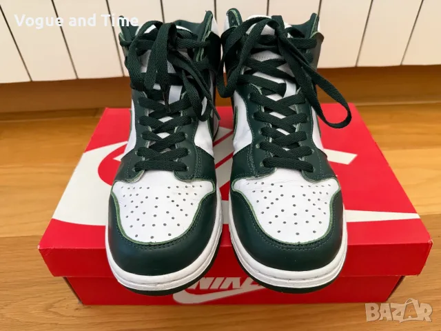 Маратонки Nike Dunk High SP Spartan Green, снимка 9 - Маратонки - 55846482