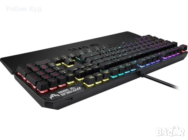 Клавиатура Gaming ASUS TUF Gaming K3, Механична, Aura Sync RGB подсветка, Черна, снимка 2 - Клавиатури и мишки - 54236199