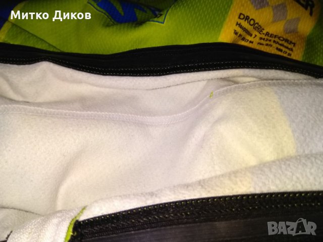 Колездачна тениска маркова на Текси отбор Сигнер силиконов грип дълги ръкави размер М, снимка 11 - Велосипеди - 35466394