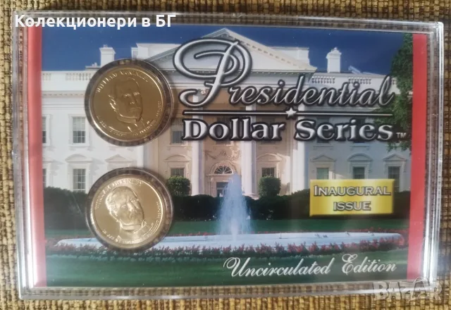 СЕТ ОТ САЩ - „PRESIDENTIAL DOLLARS“ 2013 /виж описанието/, снимка 3 - Нумизматика и бонистика - 56057936
