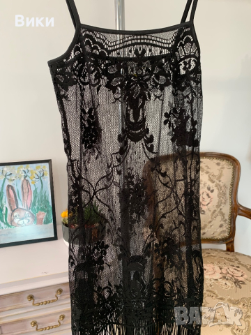 Плажна рокля в размер 38, подходяща за S/M, снимка 4 - Рокли - 44922632