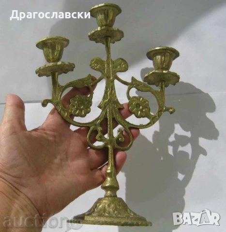 2 бр. свещник с рицар, месинг бронз метал, свещници фигура малка пластика, снимка 13 - Статуетки - 28963323