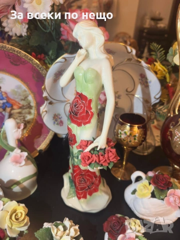 Old Tupton Ware England  Circa 1997 “ Царицата на розите” Код P2122, снимка 15 - Декорация за дома - 54159163