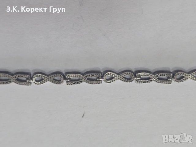 Сребърна гривна 925, снимка 10 - Гривни - 51080705