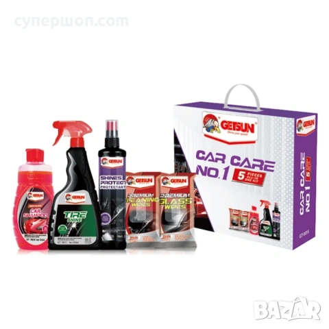 Комплект за почистване на автомобил 5в1 Getsun 
