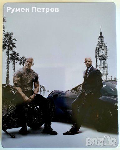 Fast & Furious: Hobbs & Shaw - Blu-ray Steelbook - нов блу рей стилбук , снимка 1