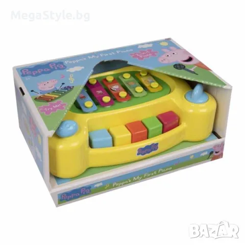 Музикална играчка 2-в-1 Peppa Pig My First Piano (Пиано и Ксилофон)