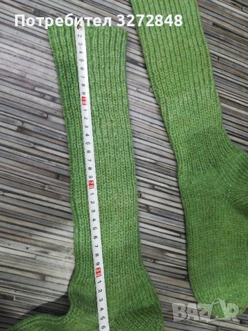 Вълнени чорапи /до коляното, снимка 7 - Дамски чорапи - 44210020