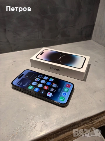 Перфектен Iphone 14 Pro Black 128 GB, снимка 7 - Apple iPhone - 54084891