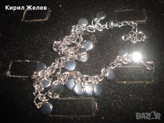 СРЕБРИСТА ЗВЪНТЯЩА ГРИВНА за ГЛЕЗЕН 71151, снимка 5 - Гривни - 31428620