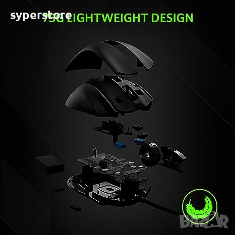 Мишка Геймърска Безжична и USB Redragon Devourer M993 Черна 26000dpi 7btns RGB подсветка, снимка 8 - Клавиатури и мишки - 42262832