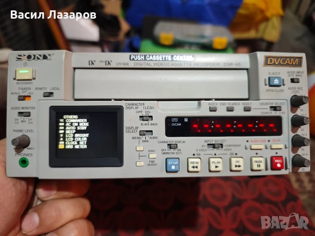 Цифров видеокасетофон Sony DSR-45 DVKAM , снимка 4 - Плейъри, домашно кино, прожектори - 50936112