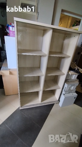 Шкаф без врати - етажерка с 6 рафта 90/46/150 избелен дъб, снимка 5 - Шкафове и рафтове - 53284370