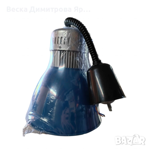 8бр/ LED висяща лампа DL219B – 30W топла светлина за плотове, острови и витрини (Ø250×H280 мм, синя), снимка 6 - Лед осветление - 52097176