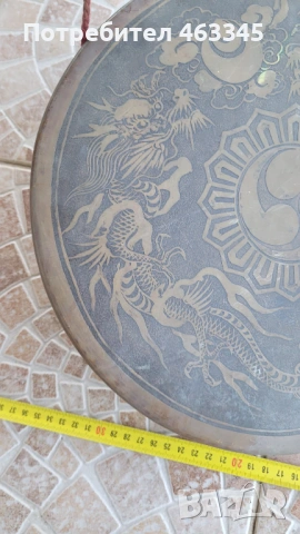 Тибетски будистки гонг, снимка 4 - Други ценни предмети - 54312423