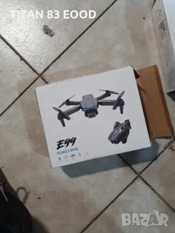 Сгъваем мини дрон E99 K3 с двойна 4K камера