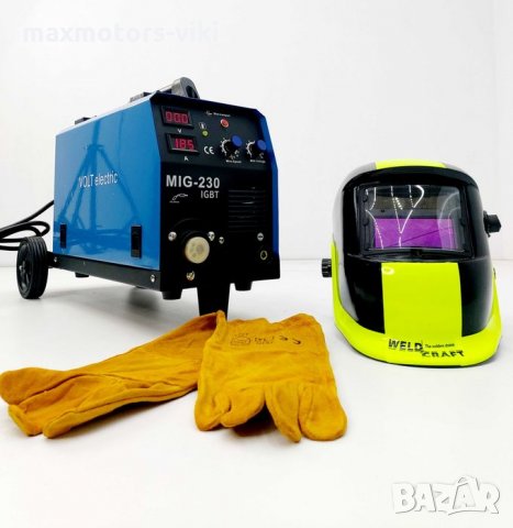 Телоподаващо 230А MIG-MAG VOLT Electric В Комплект С Соларен Шлем 560 лв, снимка 1