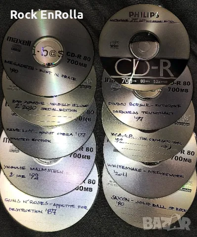 CD-R дискове с метъл !, снимка 2 - CD дискове - 49797569