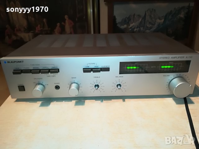 поръчан-blaupunkt a-110 amplifier-produced in japan-внос switzеrland, снимка 13 - Ресийвъри, усилватели, смесителни пултове - 29770908