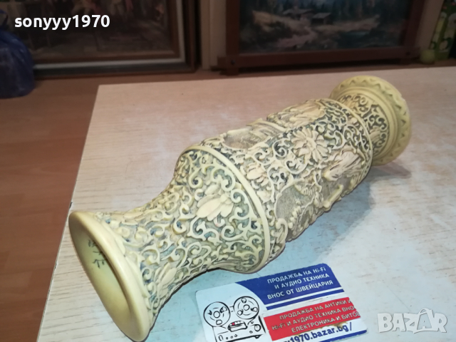 МАСИВНА КРАСИВА ВАЗА ОТ ФРАНЦИЯ 1503241855, снимка 12 - Антикварни и старинни предмети - 44781901