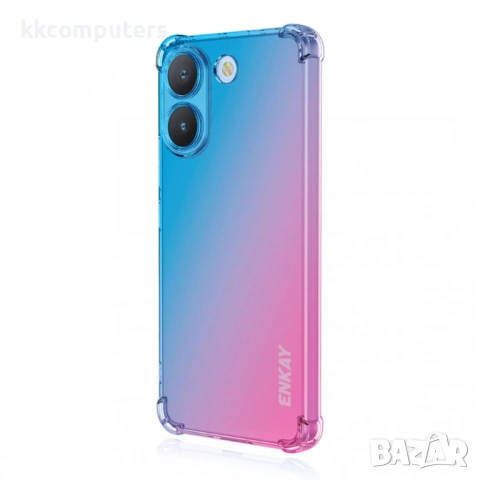 ENKAY Калъф за Xiaomi Poco X8 Pro 5G - TPU, 2.5mm подсилени ъгли, 1.5mm защита, 4 градиентни цвята, снимка 4 - Калъфи, кейсове - 54124895