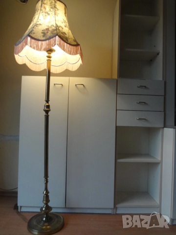 Лампион от Германия със стойка от месинг, снимка 5 - Лампиони - 52938995