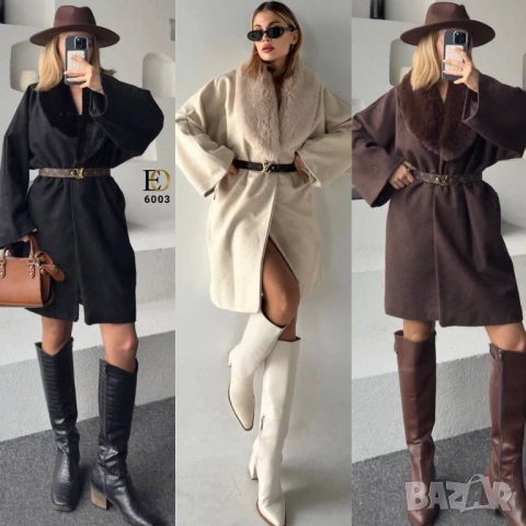 палта с пух, снимка 2 - Палта, манта - 50742259