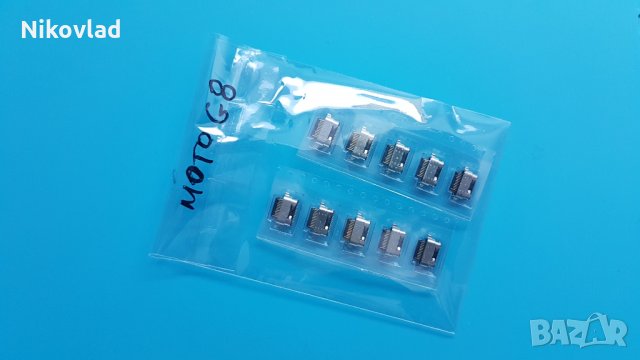 Букса (конектор) Motorola Moto G8, снимка 3 - Резервни части за телефони - 34906902