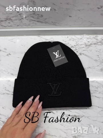 Louis Vuitton шапка с пух или без, снимка 9 - Шапки - 52547919