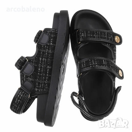 Дамски сандали на платформа, 2цвята , снимка 7 - Сандали - 50576335