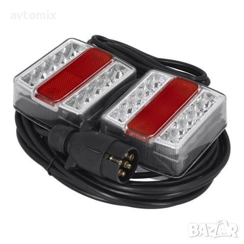 LED стопове за ремаркета и колесари, 12 V, пет функции, с магнит, снимка 4 - Аксесоари и консумативи - 52454061