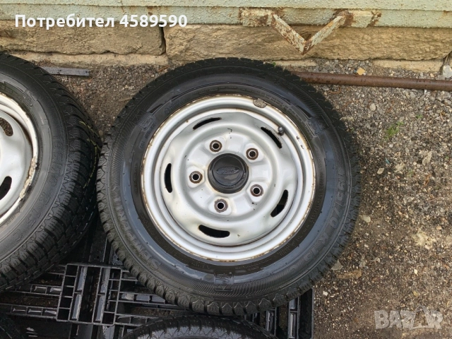 4бр.Оригинални железни джанти + ЗИМНИ ГУМИ Semperit 195/70/15C 15" 5x160 за Ford Transit(2000-2024), снимка 6 - Гуми и джанти - 51804035