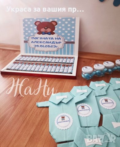 Бонбони с дизайн по поръчка за почерпка на гостите на празник , снимка 6 - Други - 39521853