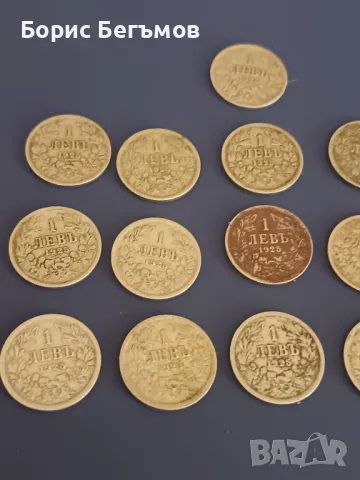 Лот 16бр. Монети 1 лев 1925 година, снимка 3 - Нумизматика и бонистика - 50040662