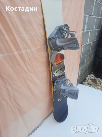 Сноуборд  CRAZY CREEK  rave  145см  с автомати, снимка 7 - Зимни спортове - 52461679
