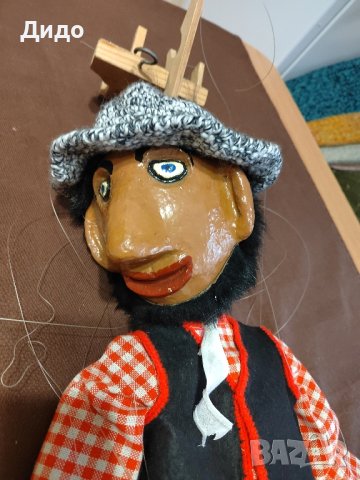 Марионетка-кукла на конци., снимка 2 - Антикварни и старинни предмети - 44242655