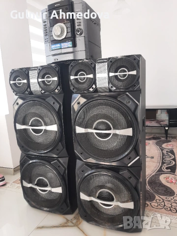 Мощна музика колони двойни 12 ски и уредба sony, снимка 5 - Аудиосистеми - 54187601