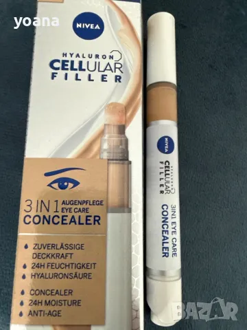 Околоочен коректор 3in1 Cellular Filler 01, 4 ml, снимка 2 - Козметика за лице - 49877795