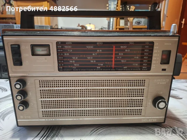 Радио Селена Б216, снимка 2 - Радиокасетофони, транзистори - 55849268