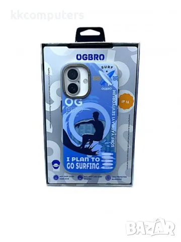 Калъф силикон OGBRO Xtreme Sports Surf MagSafe за iPhone 16 Pro 6.3 Баркод : 3131557