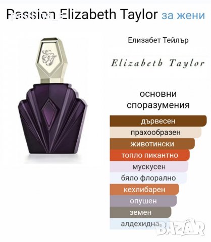 Дизайнерски парфюм "PASSION" Elizabeth Taylor , снимка 5 - Дамски парфюми - 33515344
