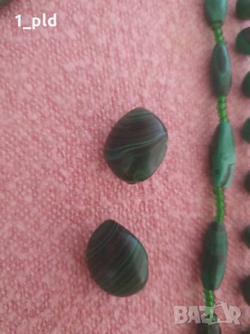 Бижута от кехлибар и малахит, снимка 3 - Други - 38041995