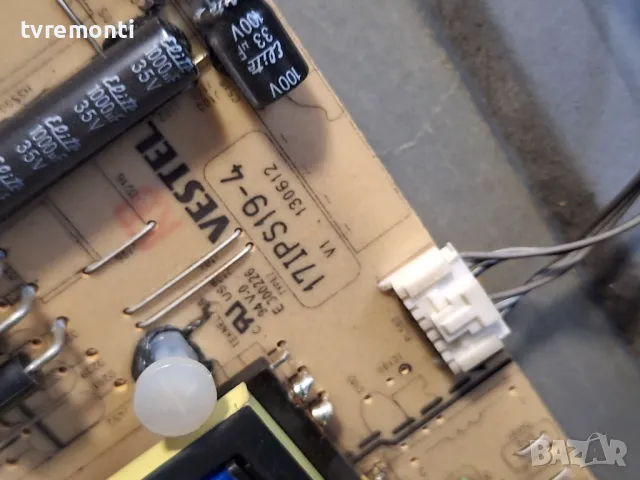 POWER BOARD ,17IPS19-4,130612 V1 Telefunken L32H125A3, for 32inc DISPLAY VES315WNEB-01-B, снимка 2 - Части и Платки - 49025064