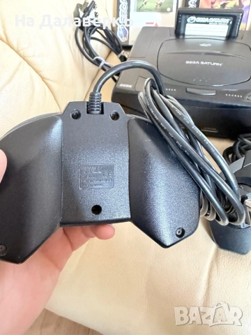 Sega Saturn MK1 в кутия + волан, снимка 4 - Други игри и конзоли - 52698470