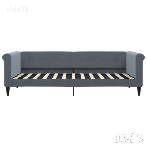 vidaXL Дневно легло с уширение и чекмеджета, без матрак, 90x200 см, снимка 7 - Спални и легла - 56146778