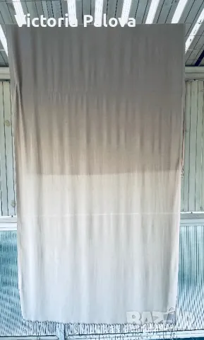 Шал VISOCCO светло капучино, снимка 4 - Шалове - 47519640